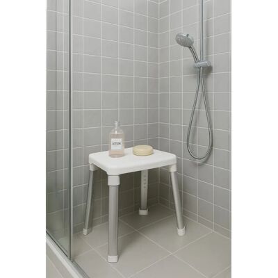 BISCHOF Weiß Duschhocker - Rutschsicher, Höhenverstellbar, Ergonomisch - Duschzubehör BISCHOF Weiß Duschhocker - Rutschsicher, Höhenverstellbar, Ergonomisch - Duschzubehör