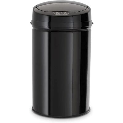 Echtwerk Rozsdamentes Acél Észlelő Szemetes - 30L, fekete Echtwerk Rozsdamentes Acél Észlelő Szemetes - 30L, fekete