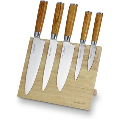 Echtwerk Damast Messetten - Koks, Santoku, Fileermes, Universeel, Schiller - Keukengerei Echtwerk Damast Messetten - Koks, Santoku, Fileermes, Universeel, Schiller - Keukengerei