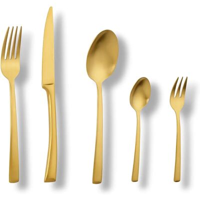 ECHTWERK Avelino Edizione Oro - Set di posate da 30 pezzi per 6 ECHTWERK Avelino Edizione Oro - Set di posate da 30 pezzi per 6