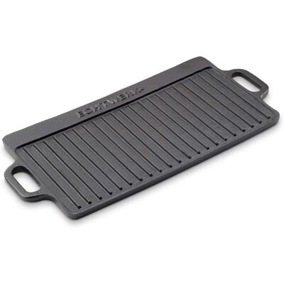 ECHTWERK Big Gusseiserne Grillplatte - 50,5cm, schwarz ECHTWERK Big Gusseiserne Grillplatte - 50,5cm, schwarz