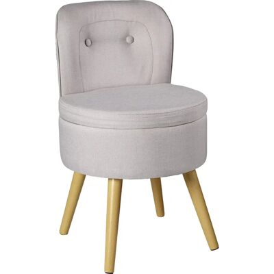 Fauteuil Vince d'Echtwerk - Rangement - Coussiné - Gris clair - Fauteuil - Publicité Fauteuil Vince d'Echtwerk - Rangement - Coussiné - Gris clair - Fauteuil - Publicité