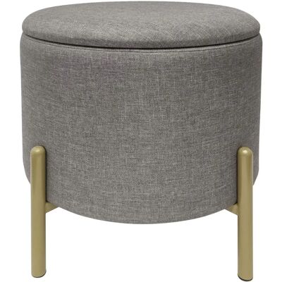 Echtwerk Gris Tissu 36/40/36 cm Tabouret - Tabouret - Publicité Echtwerk Gris Tissu 36/40/36 cm Tabouret - Tabouret - Publicité