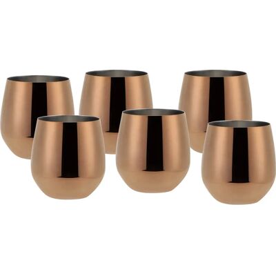 ECHTWERK Koper Wijnglazen Set - 6 stuks - 500 ml ECHTWERK Koper Wijnglazen Set - 6 stuks - 500 ml