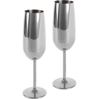 ECHTWERK RVS Champagneglazen - Bruchsicher, 250 ml ECHTWERK RVS Champagneglazen - Bruchsicher, 250 ml