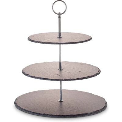 ECHTWERK Schiefer Etagere 3-stöckig ECHTWERK Schiefer Etagere 3-stöckig