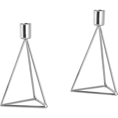 ECHTWERK Silber Moderner Teelicht Kerzenhalter - Kerzenhalter ECHTWERK Silber Moderner Teelicht Kerzenhalter - Kerzenhalter