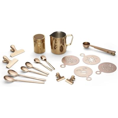 ECHTWERK Barista-Set - Edelstahl Kaffeezubehör für Cappuccino & Espresso ECHTWERK Barista-Set - Edelstahl Kaffeezubehör für Cappuccino & Espresso