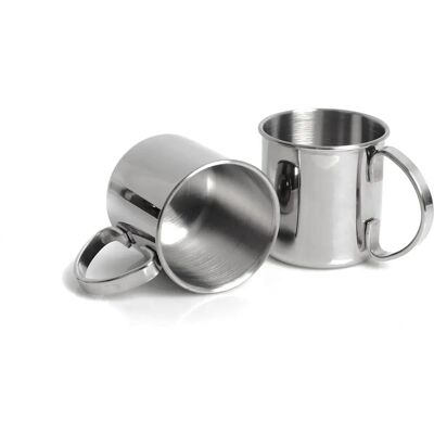 Set Bicchieri Moscow Mule in Acciaio Inox - 2/4 Pezzi Set Bicchieri Moscow Mule in Acciaio Inox - 2/4 Pezzi