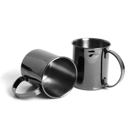 ECHTWERK Fekete Rozsdamentes Acél Moscow Mule Pohár Készlet - Moscow Mule Pohár Készlet ECHTWERK Fekete Rozsdamentes Acél Moscow Mule Pohár Készlet - Moscow Mule Pohár Készlet