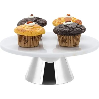 Supporto per torta in marmo ECHTWERK - 30cm Argento Supporto per torta in marmo ECHTWERK - 30cm Argento