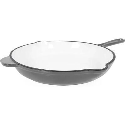 Poêle en Fonte Émaillée Echtwerk - 26,5cm - Compatible Tous Feux Poêle en Fonte Émaillée Echtwerk - 26,5cm - Compatible Tous Feux