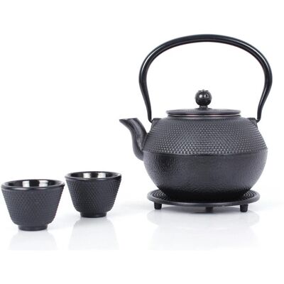 Teeservice - ECHTWERK - Schwarz - 1100 ml - Teeset Teeservice - ECHTWERK - Schwarz - 1100 ml - Teeset