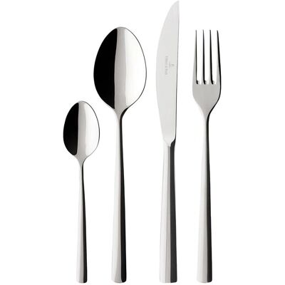 Villeroy & Boch Piemont Ensemble de Couverts en Acier Inoxydable - 24 Pièces pour 6 Villeroy & Boch Piemont Ensemble de Couverts en Acier Inoxydable - 24 Pièces pour 6