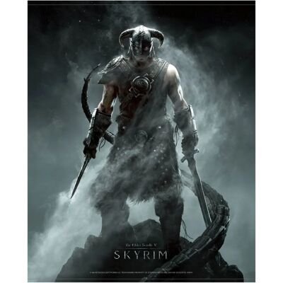 Gaya Entertainment Poster Mur Skyrim Dragonborn 100x77cm - Publicité Gaya Entertainment Poster Mur Skyrim Dragonborn 100x77cm - Publicité