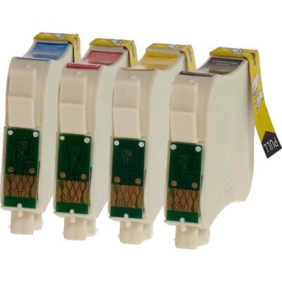 Ampertec 4-farbig Druckerpatrone für Epson - Hochwertiges Mehrfachset Ampertec 4-farbig Druckerpatrone für Epson - Hochwertiges Mehrfachset