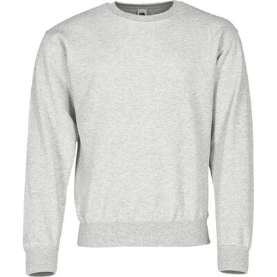 FRUIT OF THE LOOM Herren Grau Baumwoll Sweatshirt - Pullover FRUIT OF THE LOOM Herren Grau Baumwoll Sweatshirt - Pullover