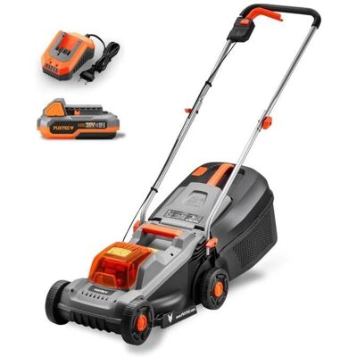 FUXTEC FX-E1RM20ECO - 20V - 300mm - 30L - Tondeuse - Publicité FUXTEC FX-E1RM20ECO - 20V - 300mm - 30L - Tondeuse - Publicité