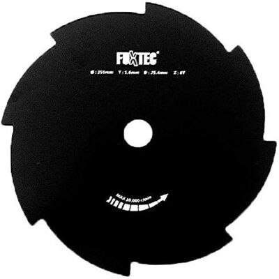 Lama FUXTEC per decespugliatori - Ø25,4mm, compatibile con MT152, MS152, MT4in1, MT2in1 Lama FUXTEC per decespugliatori - Ø25,4mm, compatibile con MT152, MS152, MT4in1, MT2in1