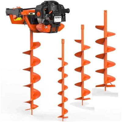FUXTEC Petrol Auger - 52cc, 100/150/200mm bits - High Torque FUXTEC Petrol Auger - 52cc, 100/150/200mm bits - High Torque