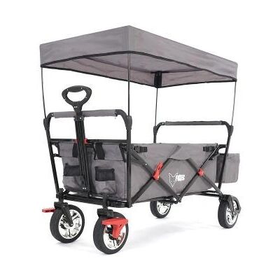 Carro de Jardín FUXTEC CT-500AGB - Plegable, Techo UV, Ruedas Resistentes Carro de Jardín FUXTEC CT-500AGB - Plegable, Techo UV, Ruedas Resistentes