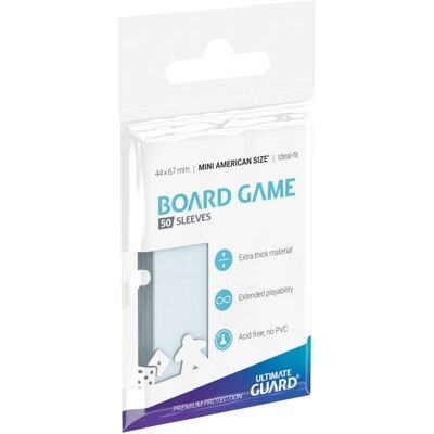 Capas Macias Premium Ultimate Guard para Pequenos Jogos de Mesa Americanos Capas Macias Premium Ultimate Guard para Pequenos Jogos de Mesa Americanos