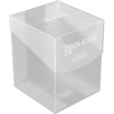 Ultimate Guard Transparante Deckdoos - Voor 100+ Kaarten, Sterk Ultimate Guard Transparante Deckdoos - Voor 100+ Kaarten, Sterk