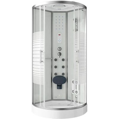 HOME DELUXE Perla Blanca Cabina de Ducha - Cabina de Ducha HOME DELUXE Perla Blanca Cabina de Ducha - Cabina de Ducha