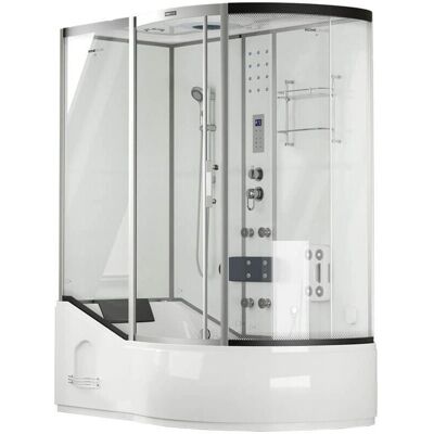 Home Deluxe - Modello ALLIN 4IN1 - Doccia di vapore con idromassaggio - 170x90 - Bianco Home Deluxe - Modello ALLIN 4IN1 - Doccia di vapore con idromassaggio - 170x90 - Bianco
