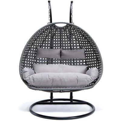 Sedia sospesa twin - Resistente alle intemperie, 2 persone, elegante Sedia sospesa twin - Resistente alle intemperie, 2 persone, elegante