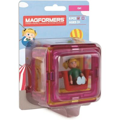 Magformers Figure Plus Girl Set - Konstruktionsspielzeug Magformers Figure Plus Girl Set - Konstruktionsspielzeug