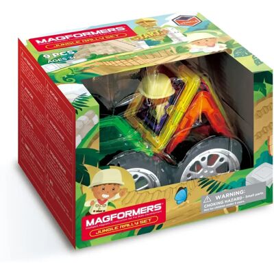 Magformers Jungle Rally Set - Magnetisches Konstruktionsspielzeug Magformers Jungle Rally Set - Magnetisches Konstruktionsspielzeug