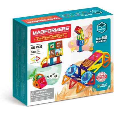 Zestaw Farm Land Magformers - Zabawka konstrukcyjna Zestaw Farm Land Magformers - Zabawka konstrukcyjna