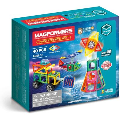 Magformers Mystery Spin - Zabawka konstrukcyjna - Wielokolorowa Magformers Mystery Spin - Zabawka konstrukcyjna - Wielokolorowa