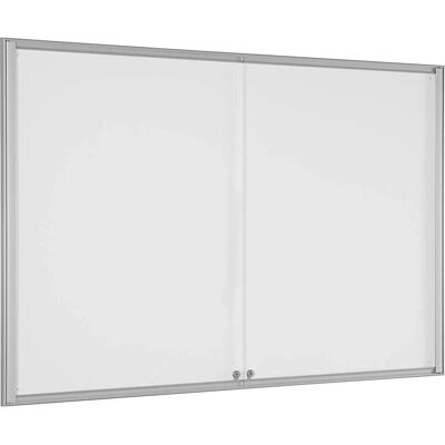 Vitrina Kaiserkraft - 18x DIN A4 - Blanco, Gris antracita, Azul RAL 5010 Vitrina Kaiserkraft - 18x DIN A4 - Blanco, Gris antracita, Azul RAL 5010