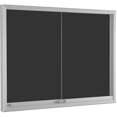 Vitrina de pared Kaiserkraft - 8 DIN A4 - Antracita - Cristal de seguridad Vitrina de pared Kaiserkraft - 8 DIN A4 - Antracita - Cristal de seguridad