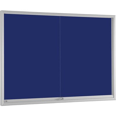 Vitrina de paredes Kaiserkraft - 18 x DIN A4 - Azul Vitrina de paredes Kaiserkraft - 18 x DIN A4 - Azul