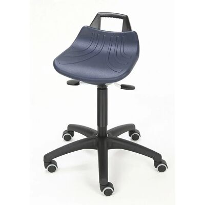 Kaiserkraft Blauer Gasdruckhocker - Arbeitssitz Ergonomisch Kaiserkraft Blauer Gasdruckhocker - Arbeitssitz Ergonomisch