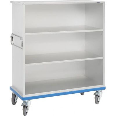 Chariot utilitaire en aluminium Gmöhling - 3 niveaux, léger, 580x1460mm - Chariot utilitaire Chariot utilitaire en aluminium Gmöhling - 3 niveaux, léger, 580x1460mm - Chariot utilitaire