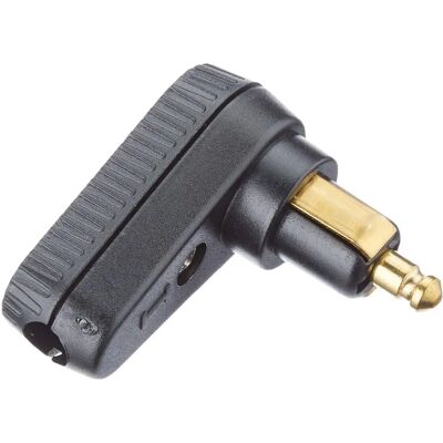 BAAS BA12 DIN-connector - 8A Max, Gekrümd, Standaard Stekker BAAS BA12 DIN-connector - 8A Max, Gekrümd, Standaard Stekker