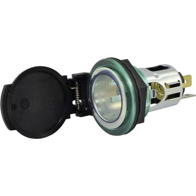 BAAS Auto Sigarettenaansteker Contactdoos - Compact, Veerscharnierdeksel, 12-24V/DC BAAS Auto Sigarettenaansteker Contactdoos - Compact, Veerscharnierdeksel, 12-24V/DC