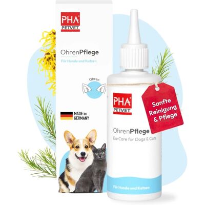 PHA OhrenPflege Tropfen für Hunde - 100 ml PHA OhrenPflege Tropfen für Hunde - 100 ml