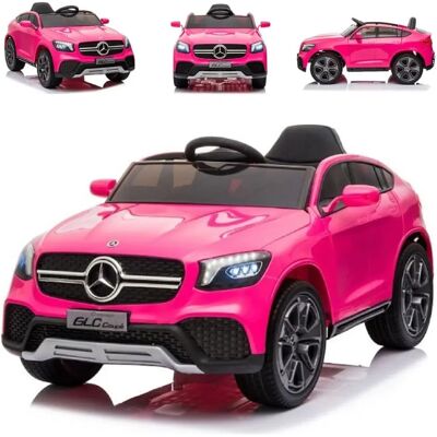 ES-Toys Mercedes GLC Pink Kinder Elektroauto - Imitationsleder, EVA-Reifen ES-Toys Mercedes GLC Pink Kinder Elektroauto - Imitationsleder, EVA-Reifen