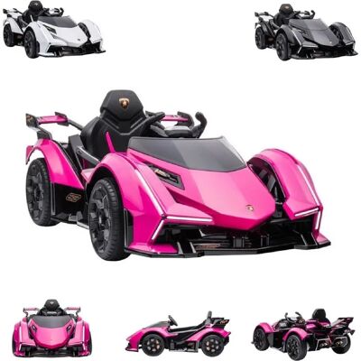 Lamborghini V12 Vision Gran Turismo Kinder Elektroauto - Pink Lamborghini V12 Vision Gran Turismo Kinder Elektroauto - Pink