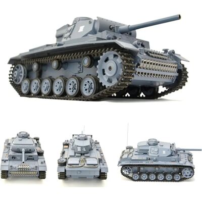 Heng Long RC Panzer III - 1:16 Maßstab - Rauch & Sound Heng Long RC Panzer III - 1:16 Maßstab - Rauch & Sound