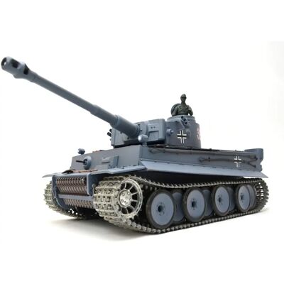 Es-Toys Heng Long RC Panzer German Tiger I - 1:16 Grau - RC Panzer Es-Toys Heng Long RC Panzer German Tiger I - 1:16 Grau - RC Panzer