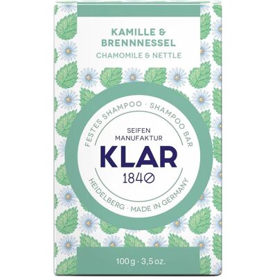 Klar Seifen Kamille/Brennnessel Festes Shampoo - Haarpflege - Shampoo Klar Seifen Kamille/Brennnessel Festes Shampoo - Haarpflege - Shampoo