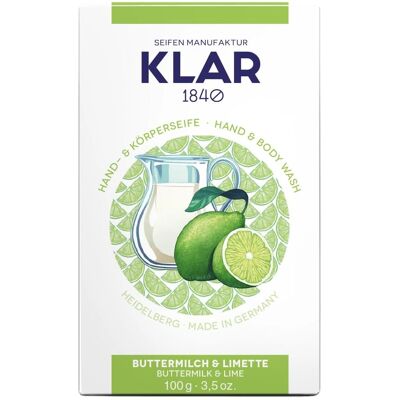 Klar Seife - Buttermilch Limette - Seife Klar Seife - Buttermilch Limette - Seife