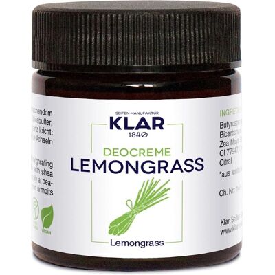 Klar Seifen Lemongrass Feste Deodorant-Creme & Körperbutter Klar Seifen Lemongrass Feste Deodorant-Creme & Körperbutter