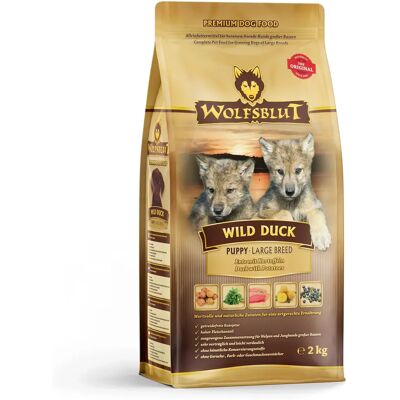 Wolfsblut Wild Duck Large Breed Puppy - Canard et Pomme de Terre - Croquettes pour Chiens Wolfsblut Wild Duck Large Breed Puppy - Canard et Pomme de Terre - Croquettes pour Chiens